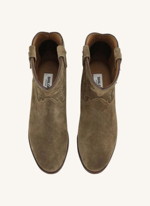 Shiloh Heritage - Early Night Suede Boots | Hazel