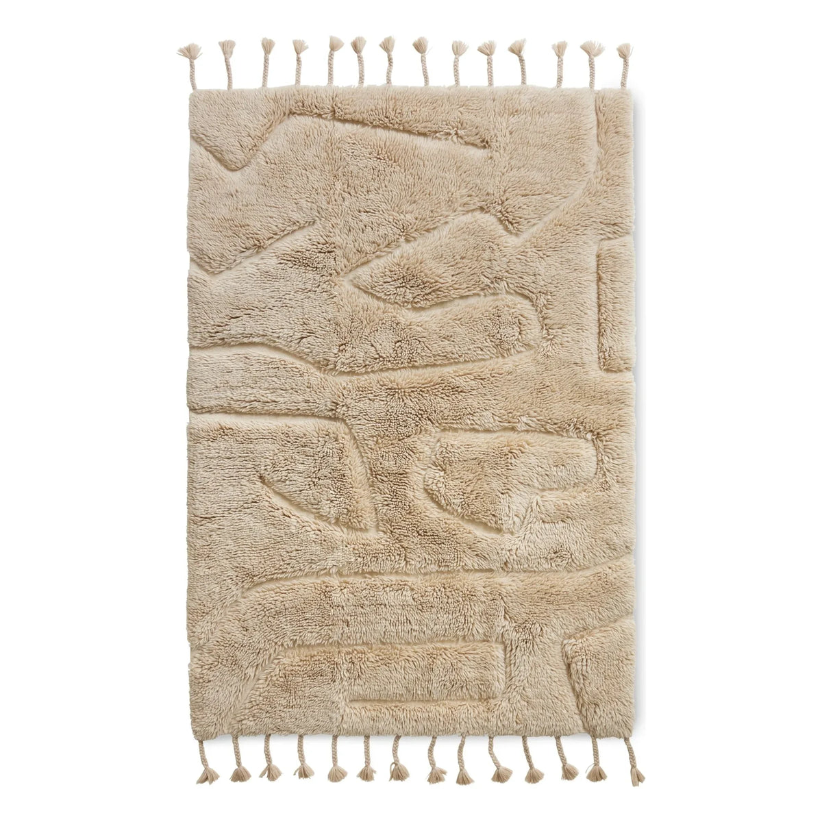 HKliving - Infinite Wool Rug | Cream