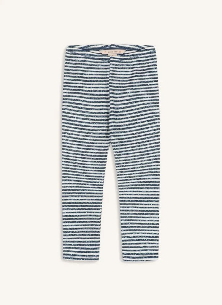 Konges Sløjd - Roli Shiny Striped Tights | Blue