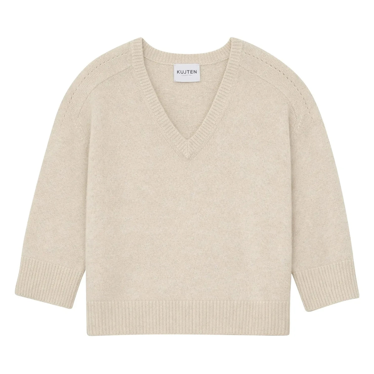 Kujten - Divee Cashmere Sweater | Oatmeal