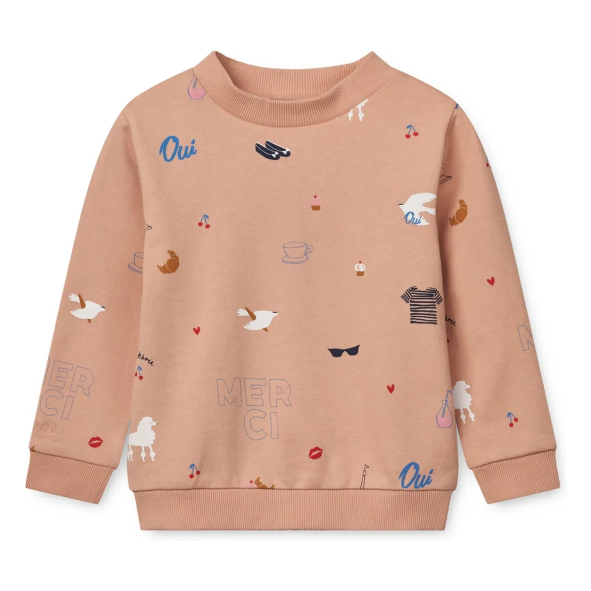 Liewood - Thora Paris Organic Cotton Sweatshirt | Peach