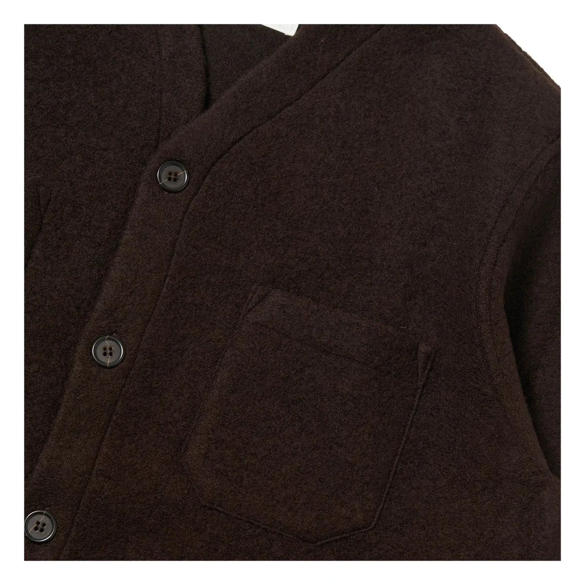 Universal Works - Cardigan | Brown