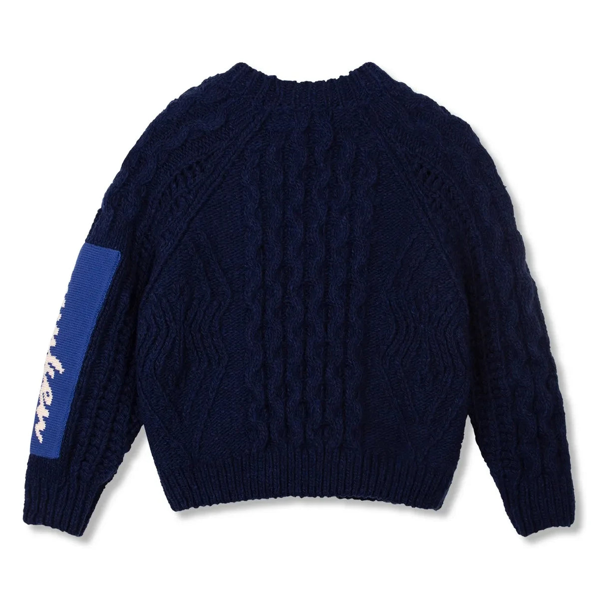 Wynken - Aran Sweater | Navy