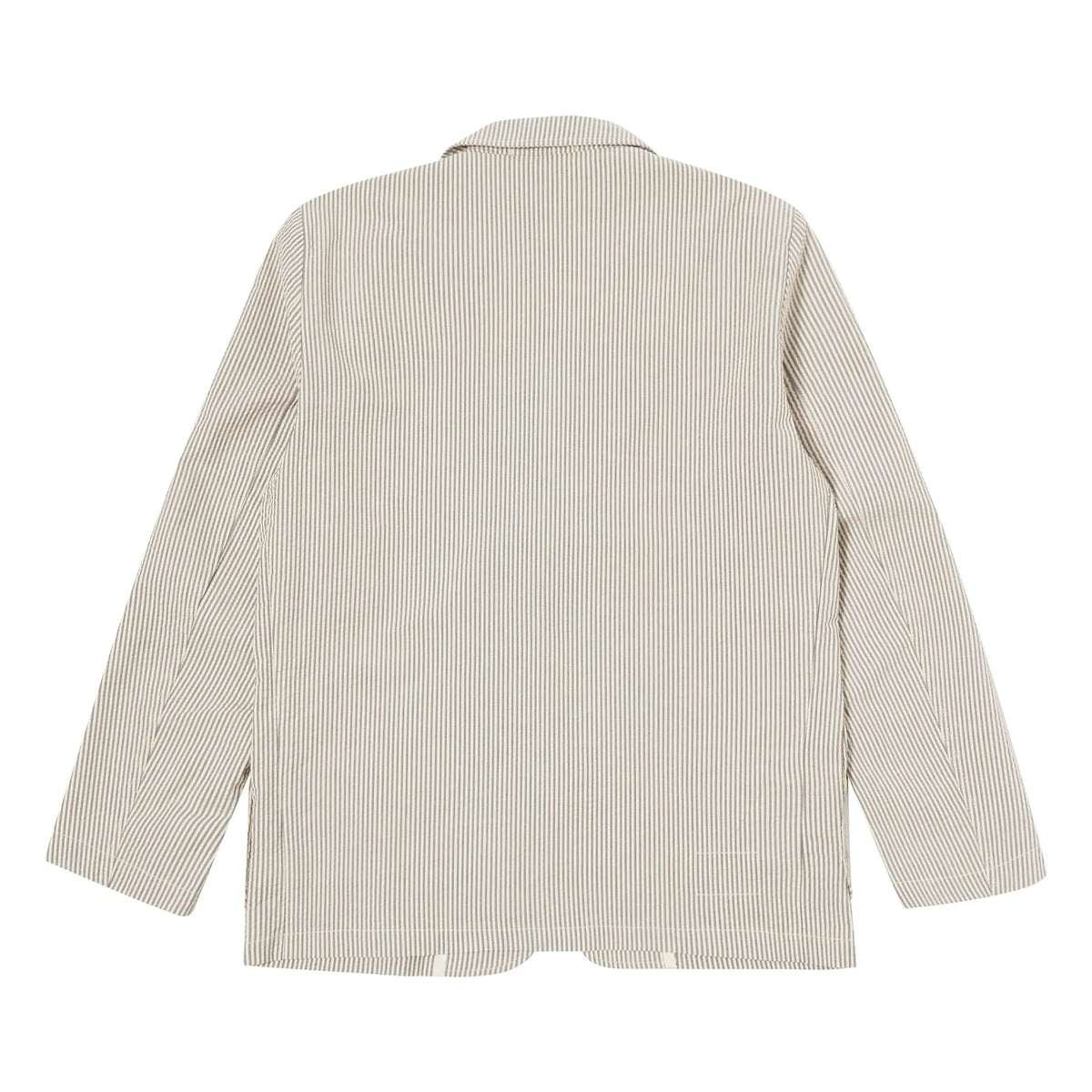 Universal Works - Striped Derby Jacket | Gray