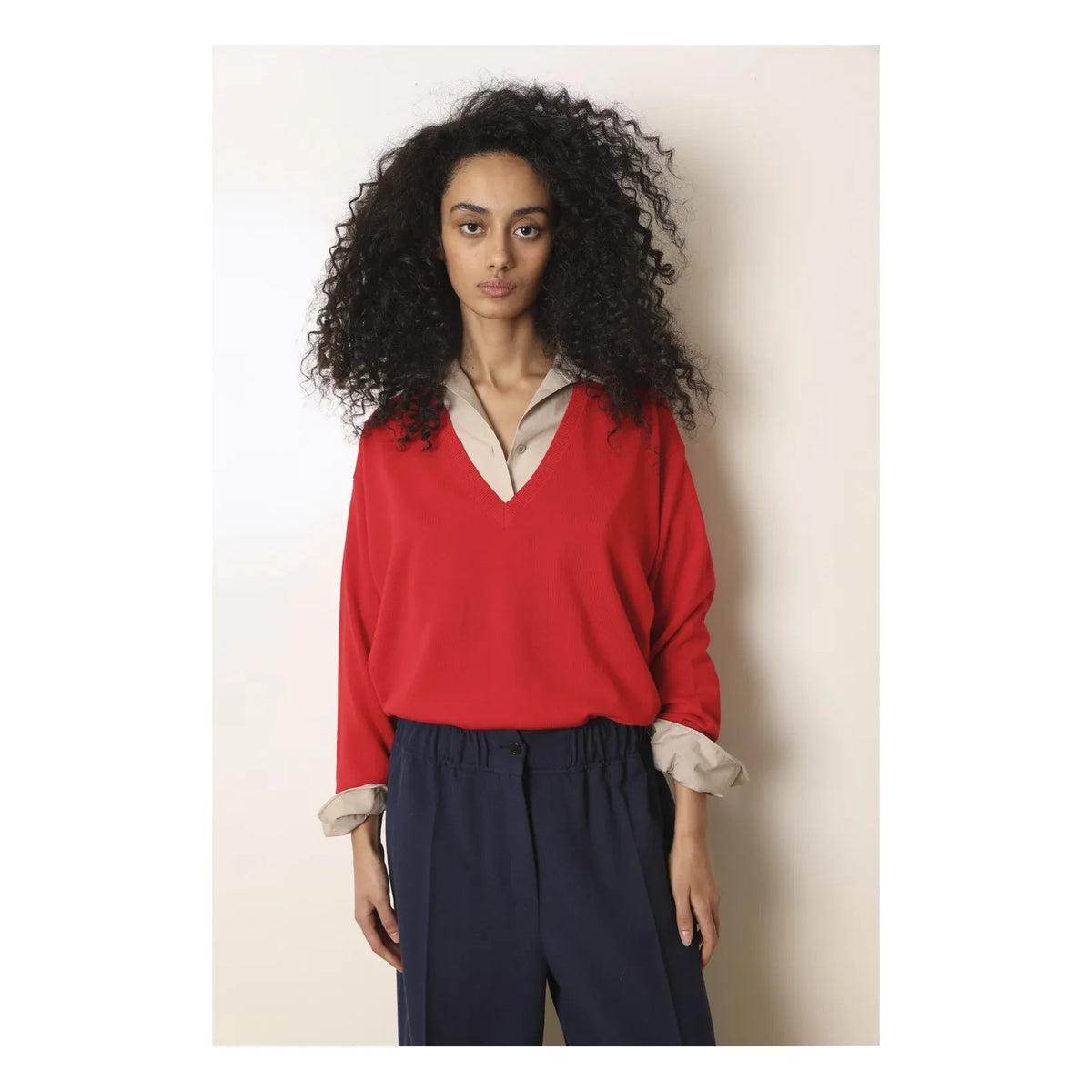 Laurence Bras - Cuba Wool Sweater | Red