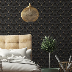 PaperMint - Traditional 1925 Wallpaper | Charcoal gray