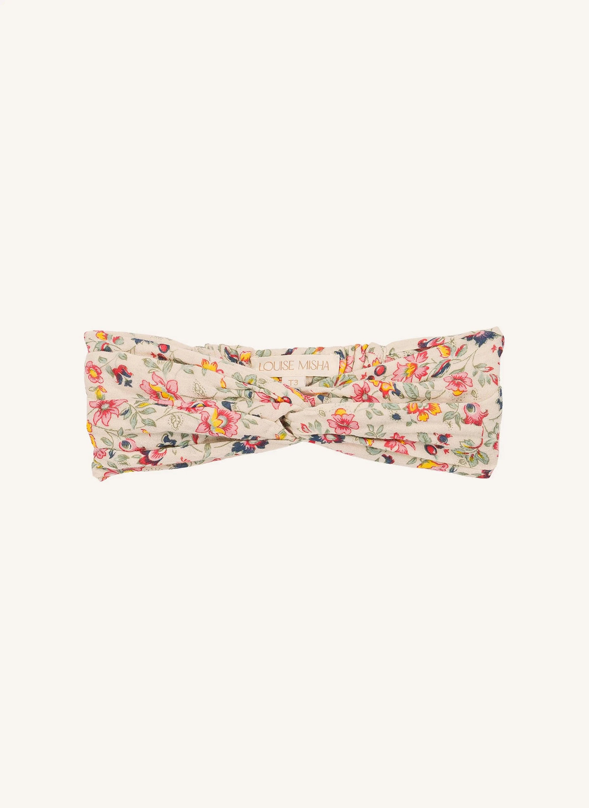 Louise Misha - Julie Fleuri Organic Cotton Hair Band | Cream