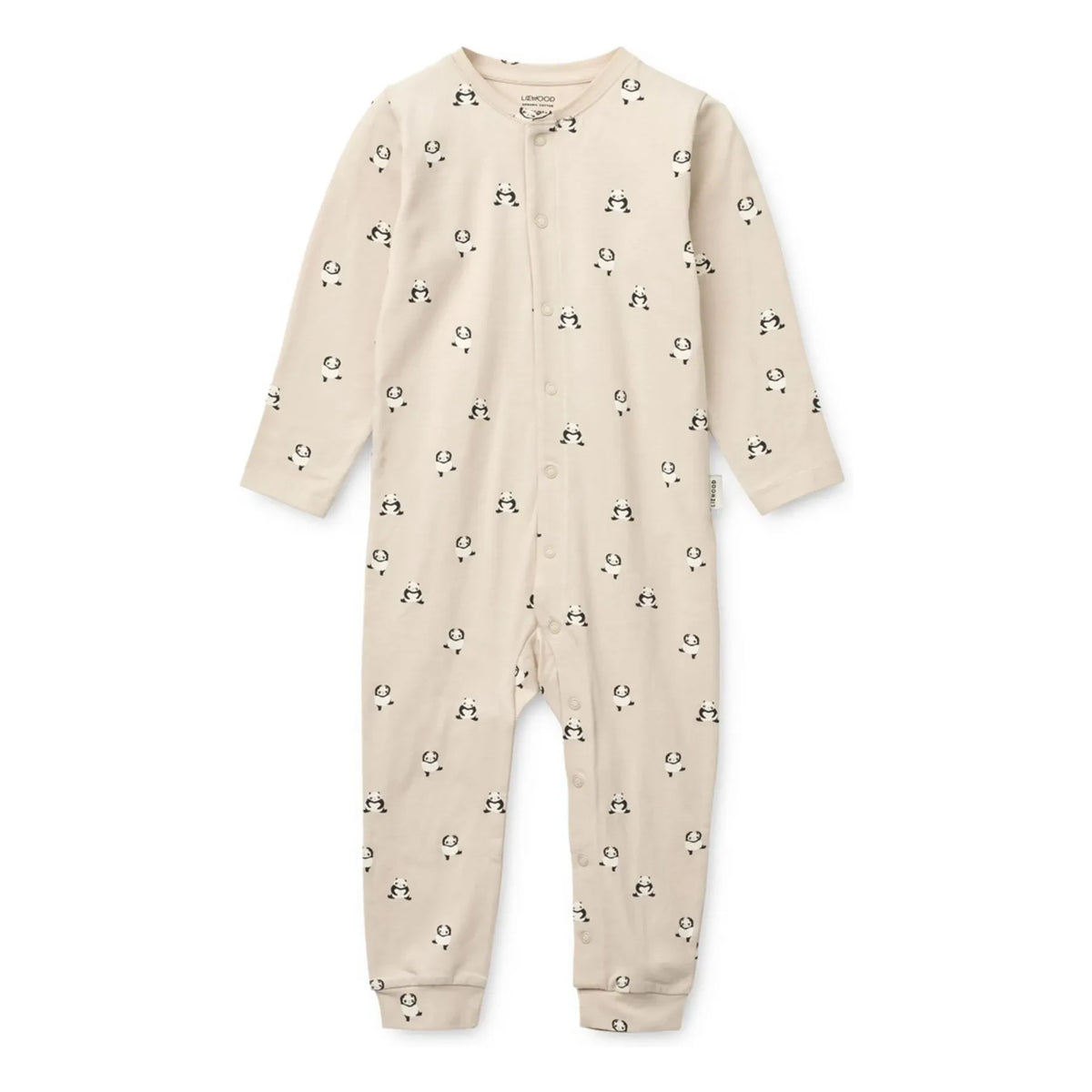 Liewood - Organic Cotton Pajama Birk Pandas | Beige
