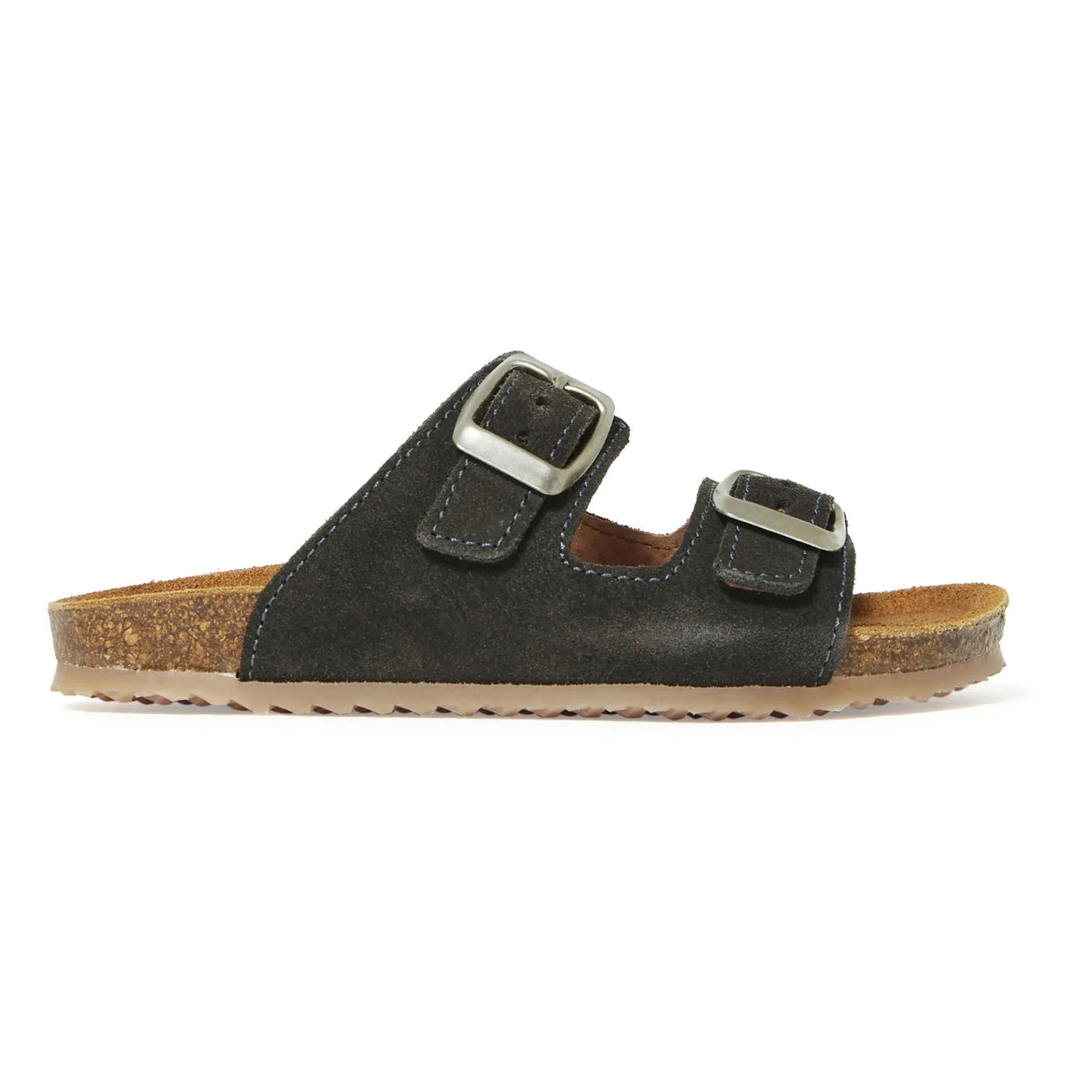 Pèpè - Two Con Me - Double Buckle Sandals | Charcoal Gray