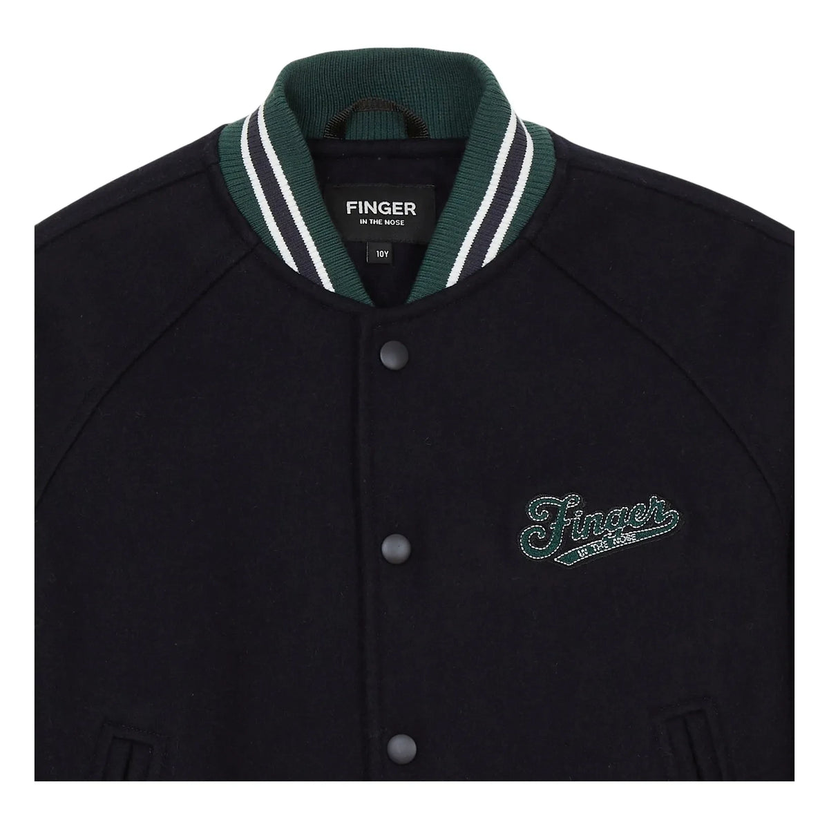Finger in the nose - Corey Wool Jacket | Blue black