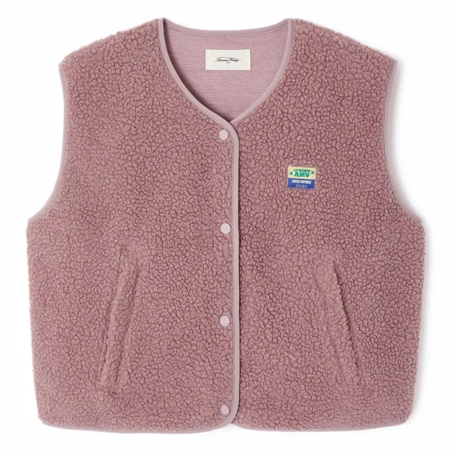 American Vintage - Hoktown Sleeveless Jacket | Plum