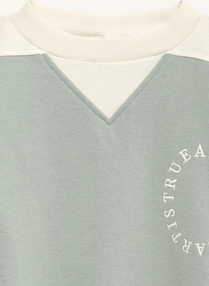 True Artist - Sweat N°14 Organic Cotton | Almond Green