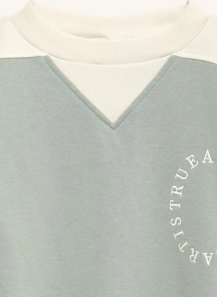 True Artist - Sweat N°14 Organic Cotton | Almond Green