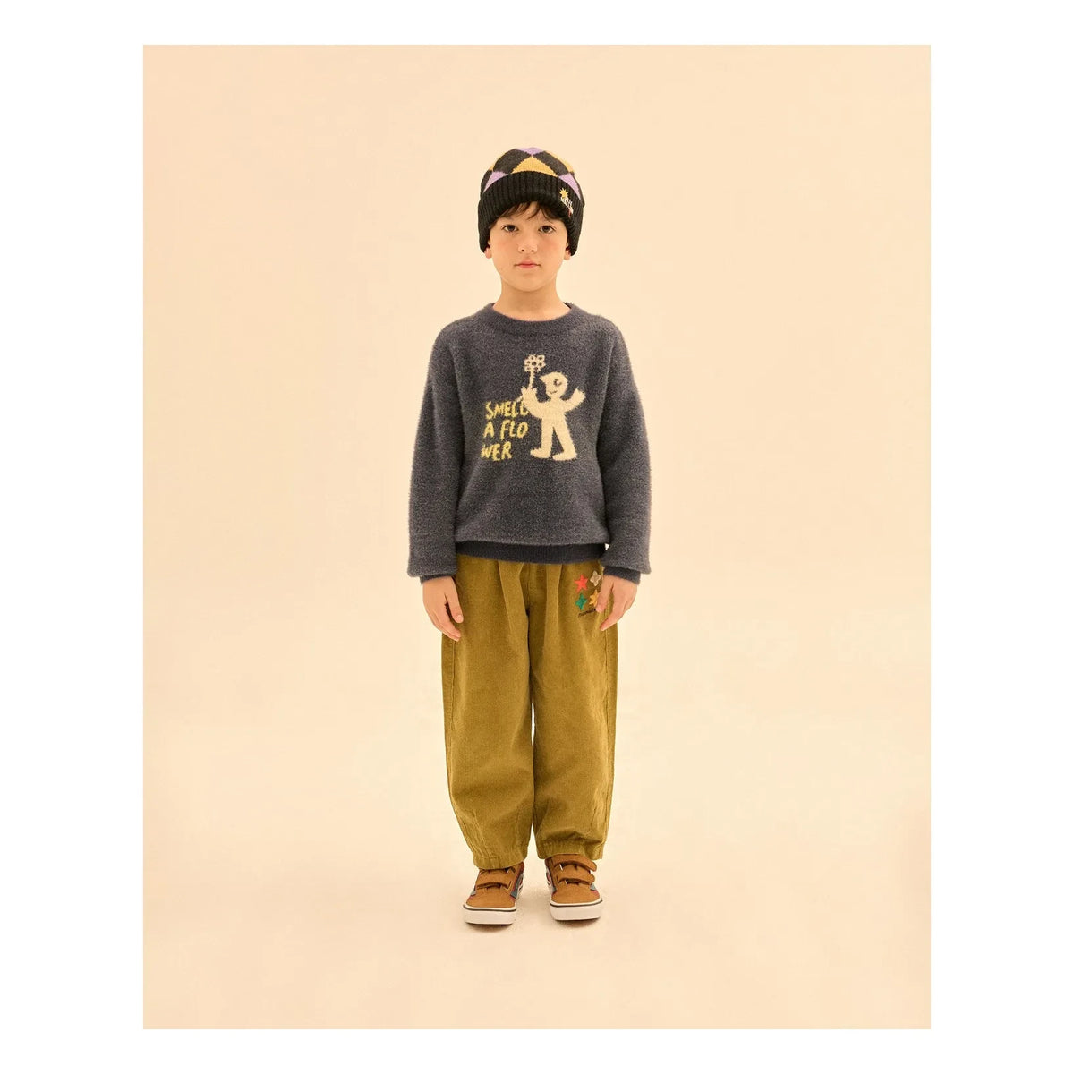 Jelly Mallow - Smell A Flower Sweater | Navy