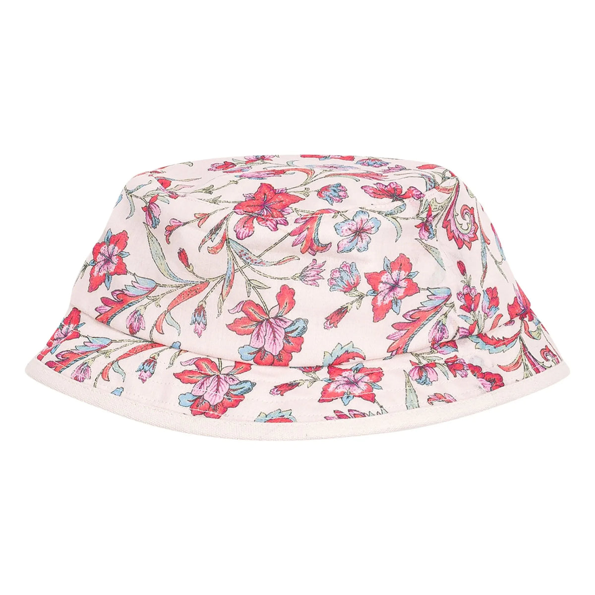 Louise Misha - Lajik Floral Organic Cotton Hat | Cream