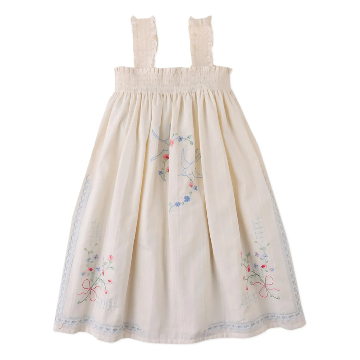 Gingersnaps - Alessia Embroidered Dress | Ecru