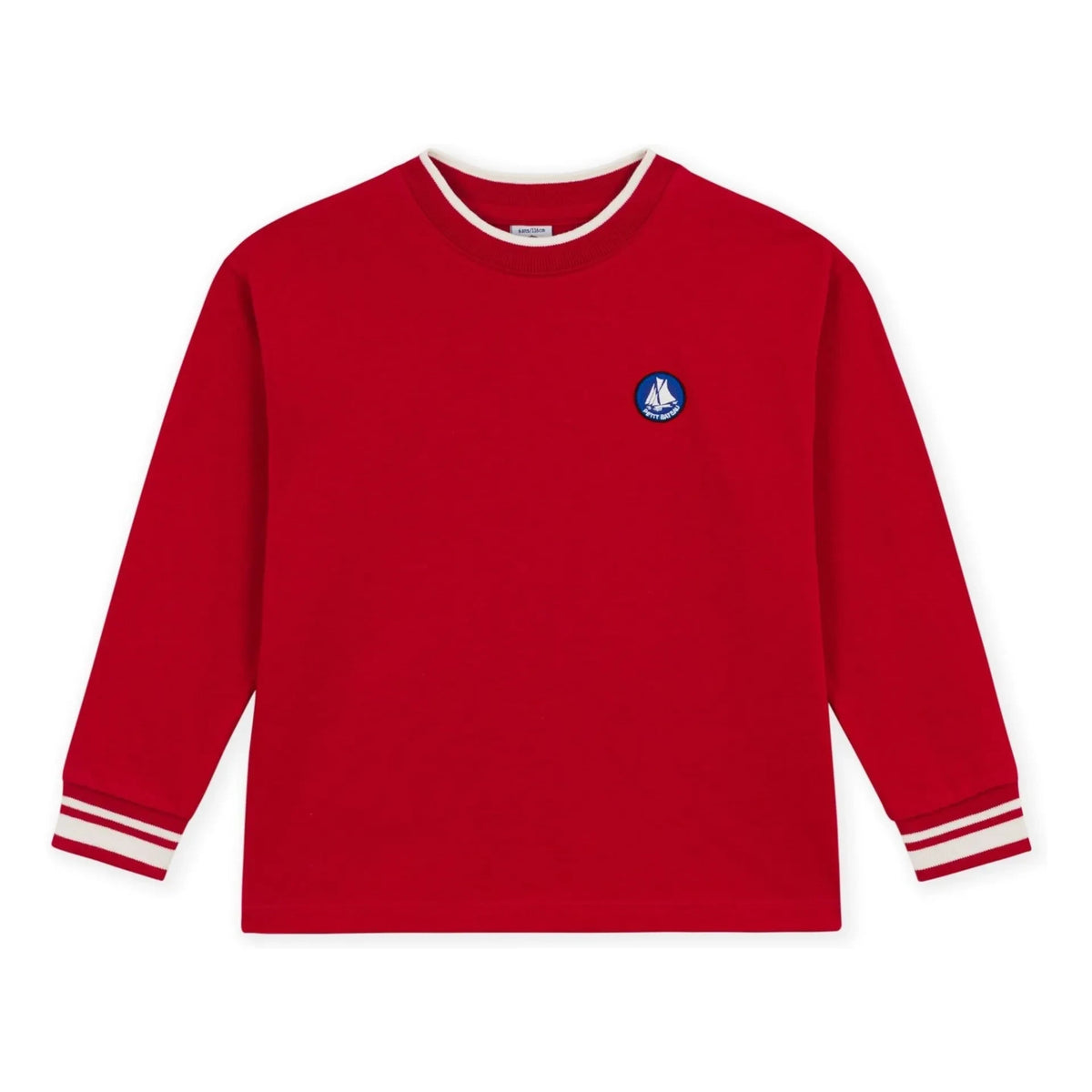 Petit Bateau - T-Shirt Sweat Organic Cotton | Red