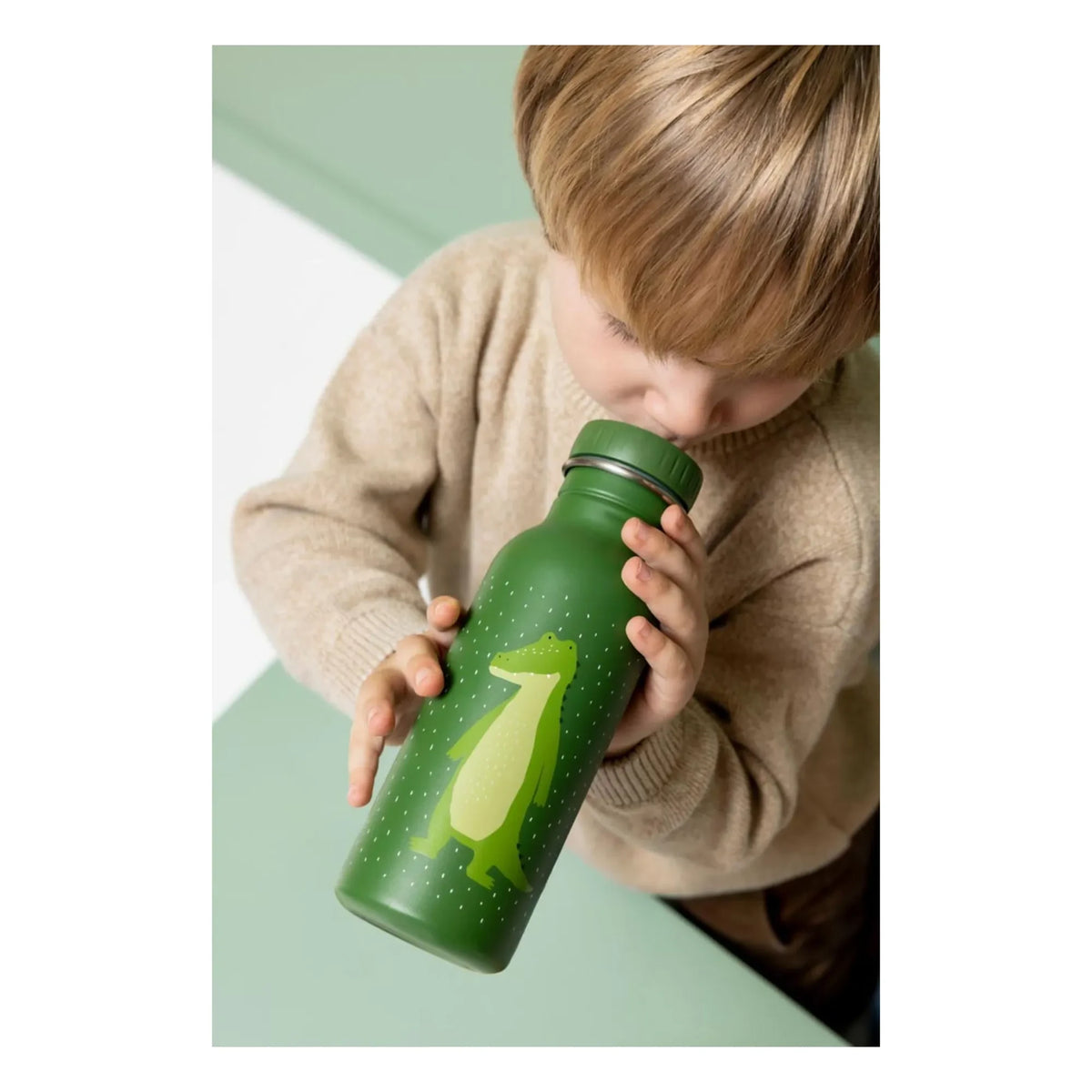 Trixie - Mr. Alligator 500 ml Water Bottle | Green