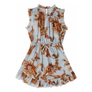 Zimmermann - Organic cotton ruffled dress | Orange