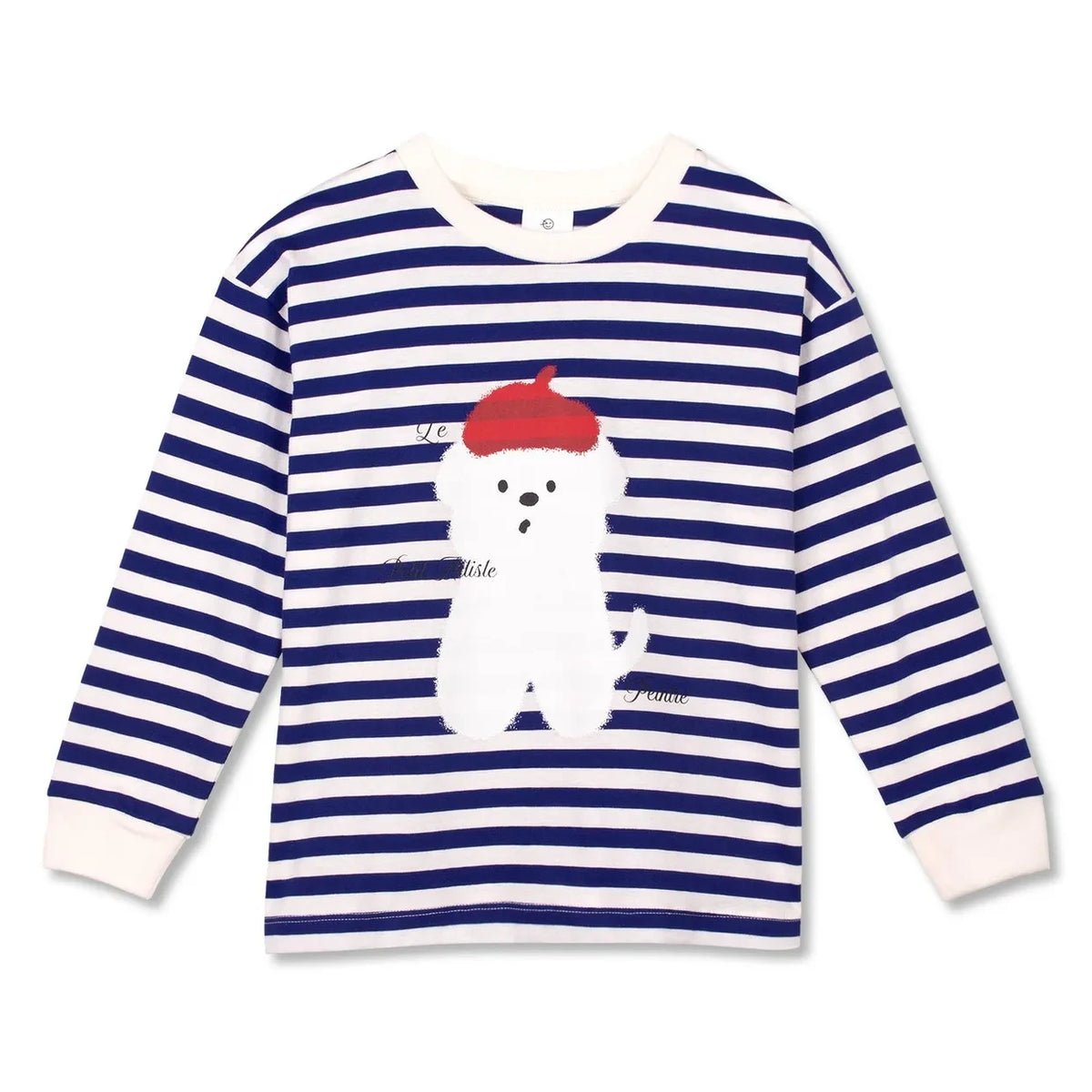 Wynken - Striped Dog T-Shirt | Blue