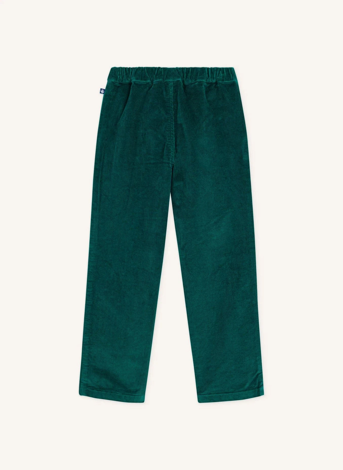 Petit Bateau - Corduroy organic cotton straight-leg pants | Green