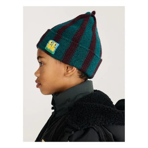 Bobo Choses - Recycled Fiber Patchwork Beanie | Green