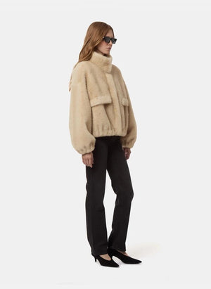 Apparis - Iris Sheared Mink Bomber Jacket