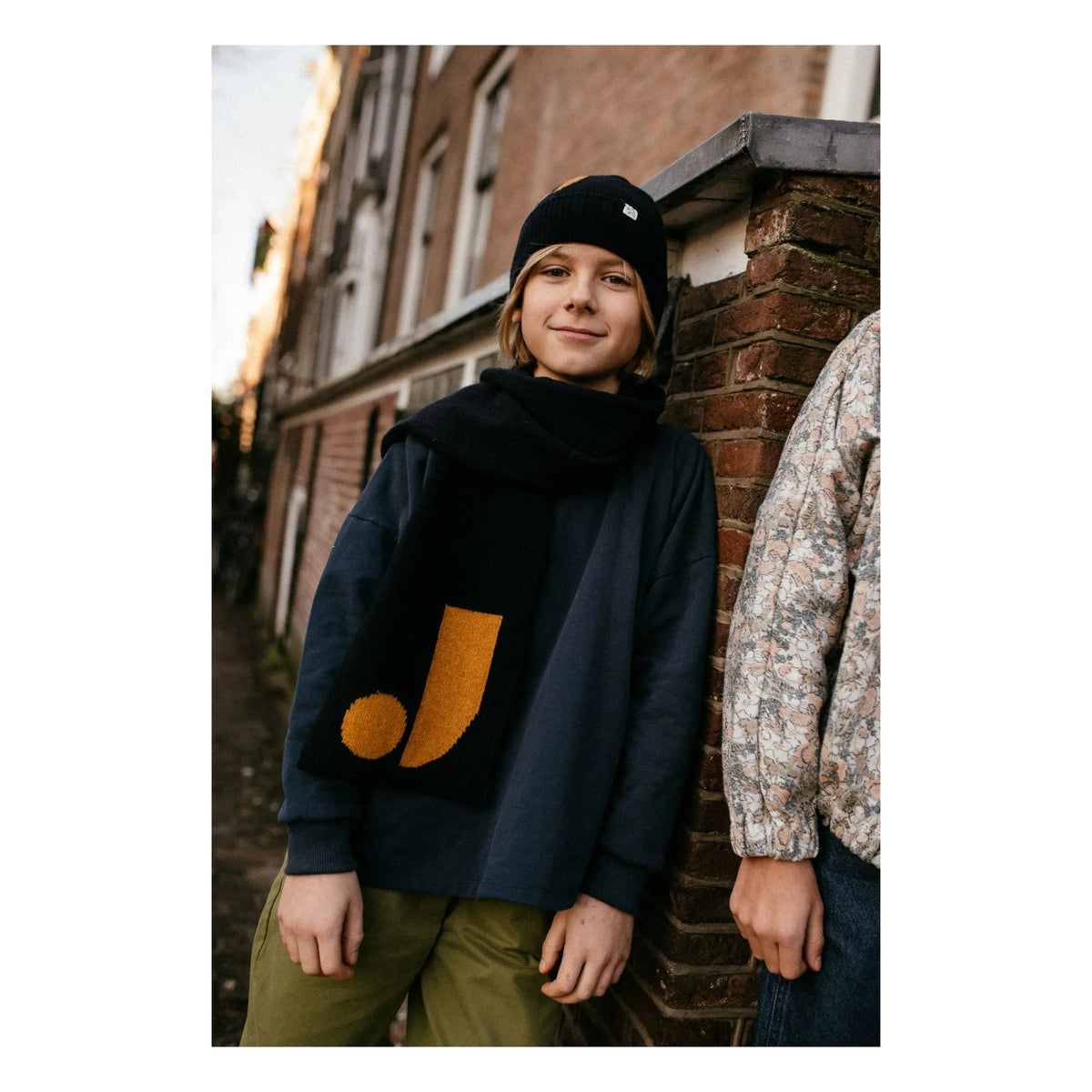 Jenest - J Wool Scarf | Navy