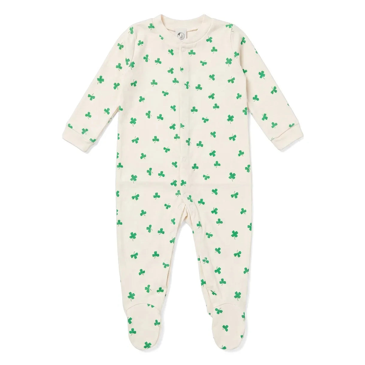 Sleepy Doe - Cloverleaf Footed Pajamas | Ecru