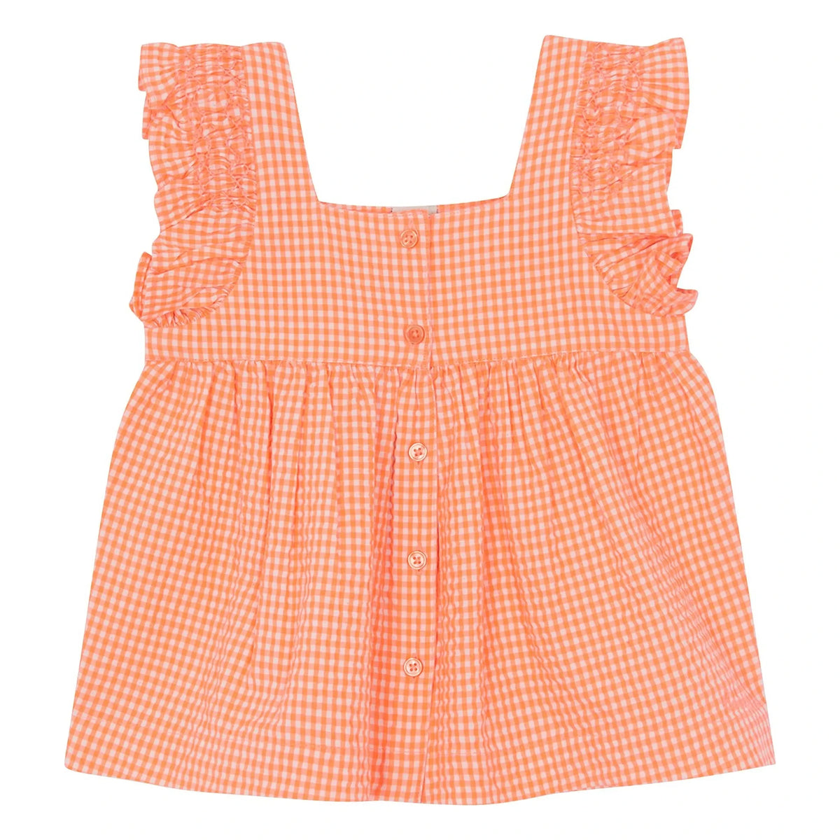 Bonton - Top Nelly Checkered | Coral