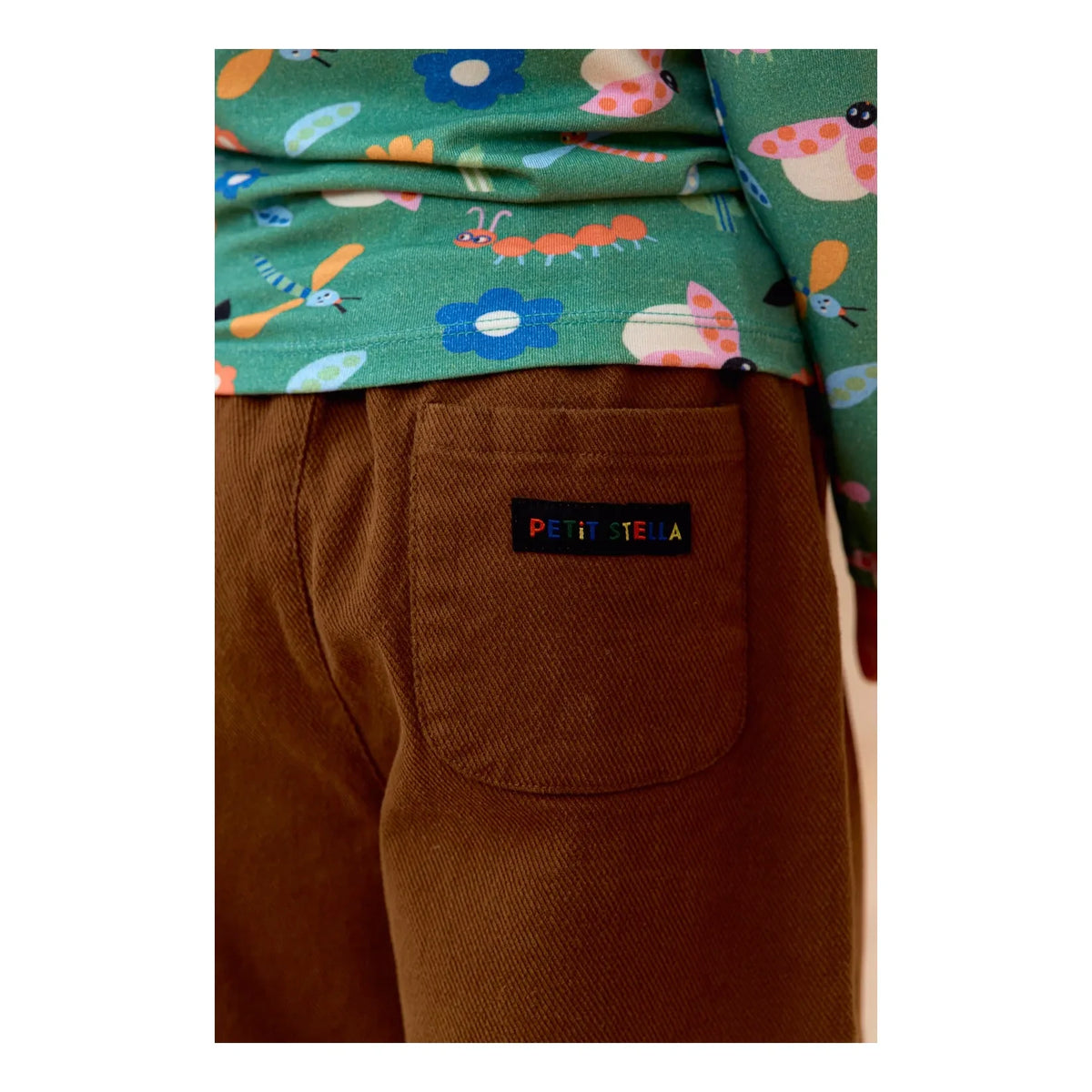 Petit Stella - Ladybug Chino Pants | Brown