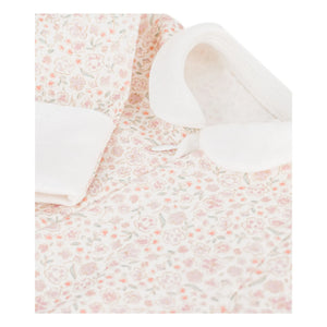Petit Bateau - Pyjamas Dors Bien Flower Organic Cotton | White