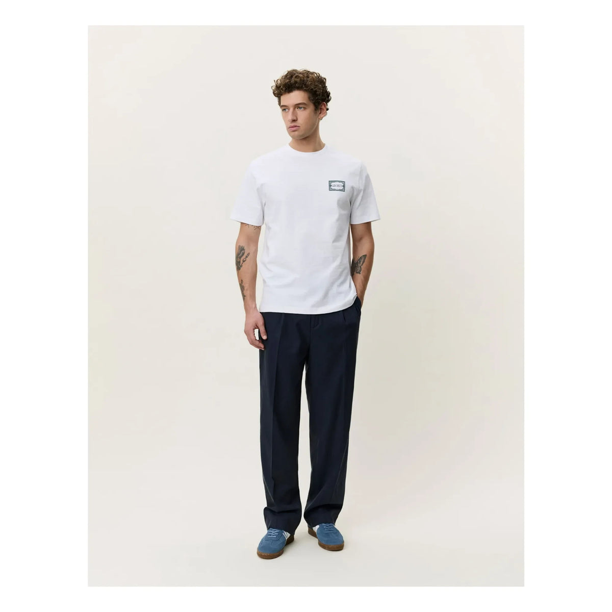 Les Deux - Italian T-shirt | White