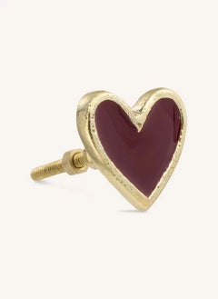 Doing Goods - Pyar Heart Brass Knob | Gold