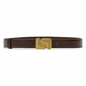 Soeur - Ninon Leather Belt | Chocolate
