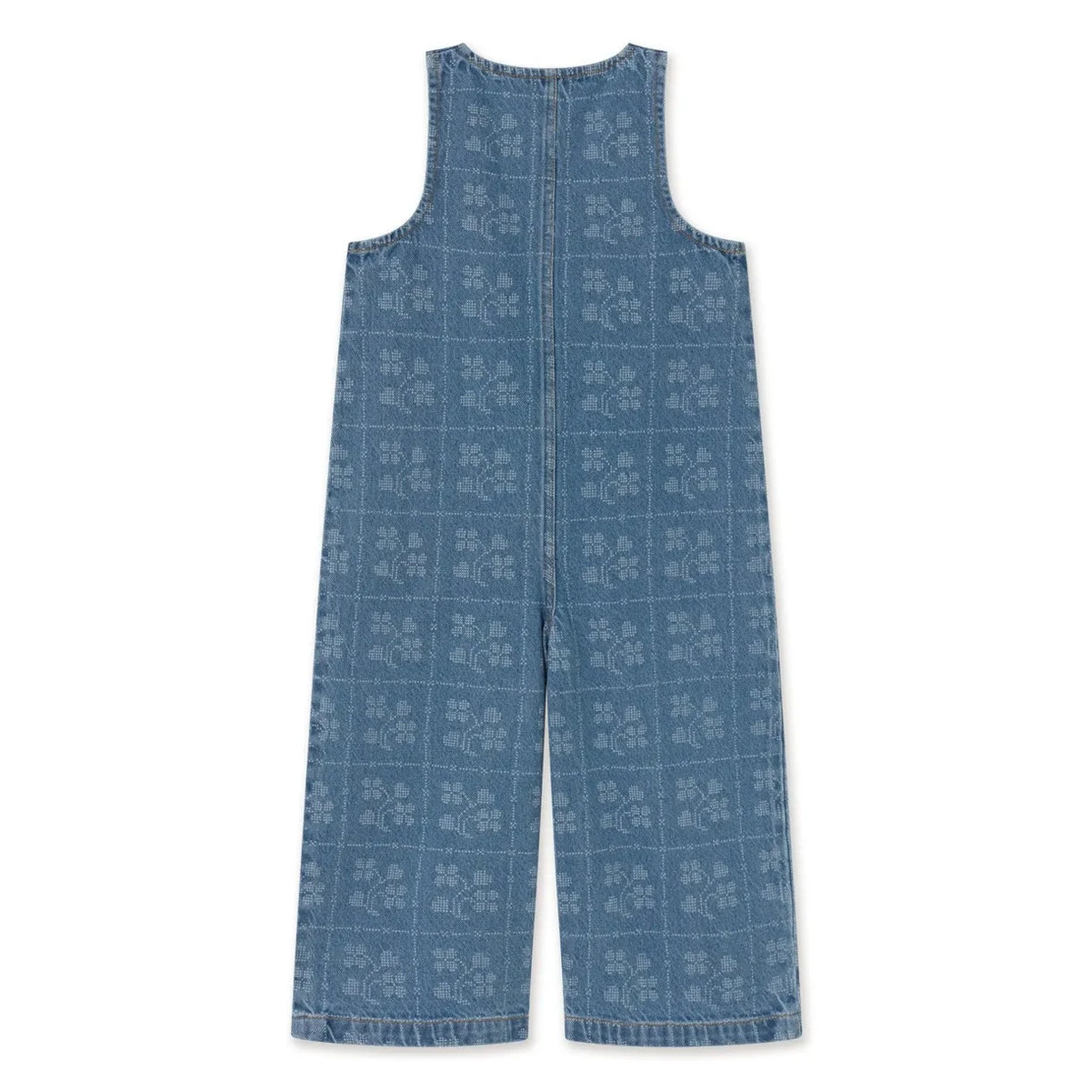 Tinycottons - Floral Denim Overall | Blue
