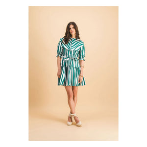 Elise Chalmin - Chloebe Cotton Dress | Green