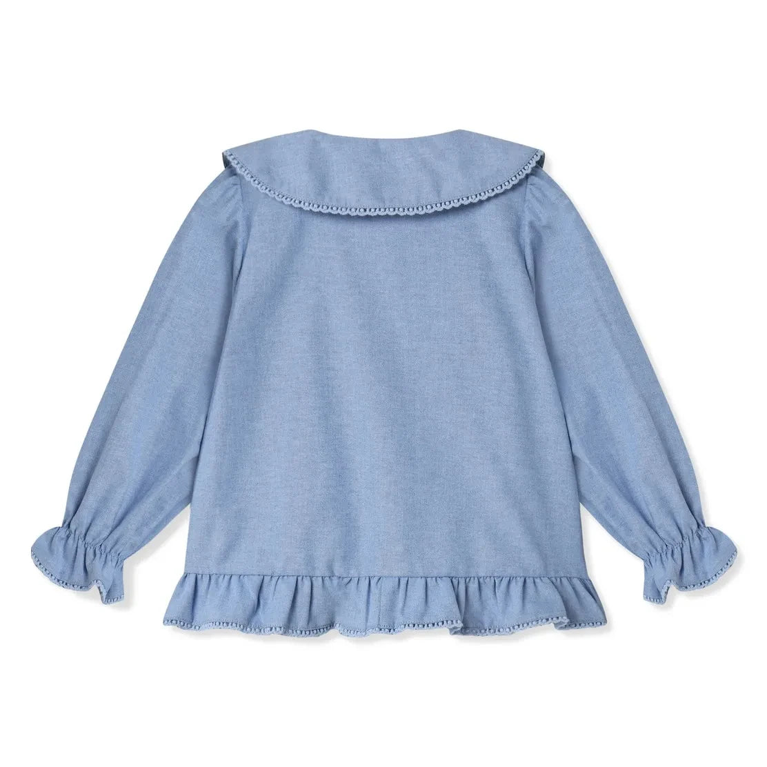 Fliink - Connie Ruffled Blouse | Blue