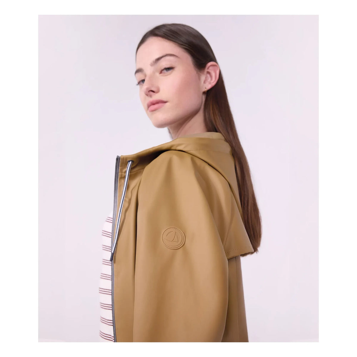Petit Bateau - Long Iconic Raincoat | Camel