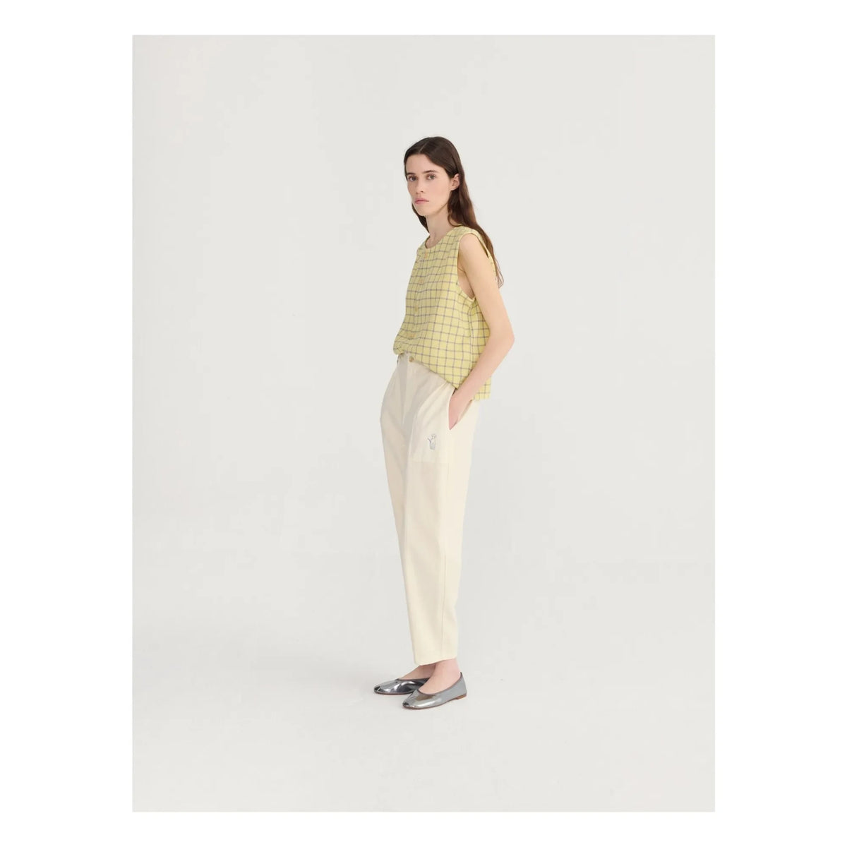 Bobo Choses - Top Spicy Window Bambula Cotton | Yellow