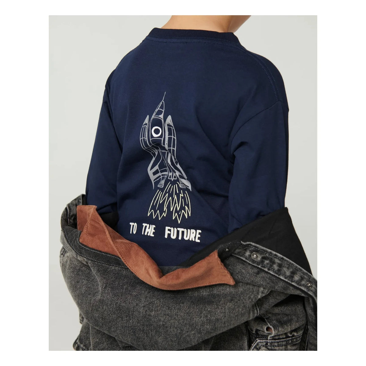 Copenhagen Colors - Organic Cotton Rocket T-Shirt | Navy