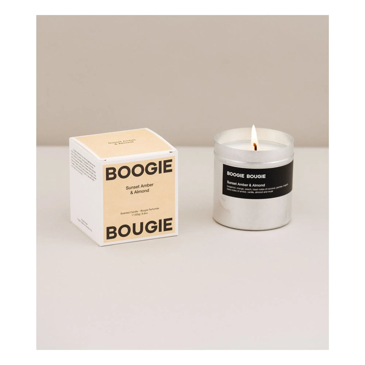 Boogie Bougie - Sunset Amber & Almond Candle