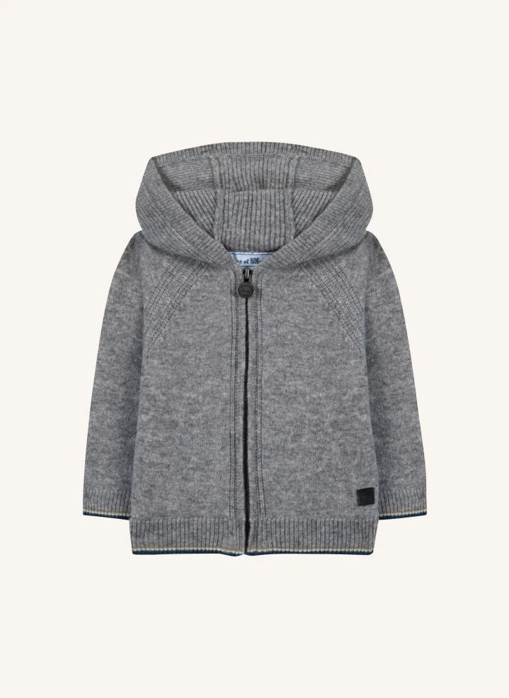 Tartine et Chocolat - Knitted Cardigan | Heather grey