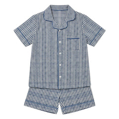Editions Aimable - Pio pajama | Blue Vichy Cotton