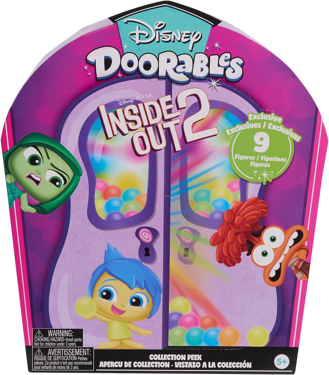 Disney - Disney Doorables Inside Out 2 Collection 9 Character Toy