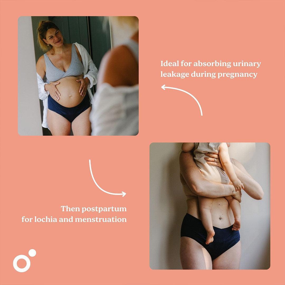 Doomoo Flowly Postpartum Recovery 2 in 1 Underwear - Black-Maternity Underwear-Black-3XL/4XL/5XL | Natural Baby Shower