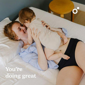 Doomoo Flowly Postpartum Recovery 2 in 1 Underwear - Black-Maternity Underwear-Black-3XL/4XL/5XL | Natural Baby Shower