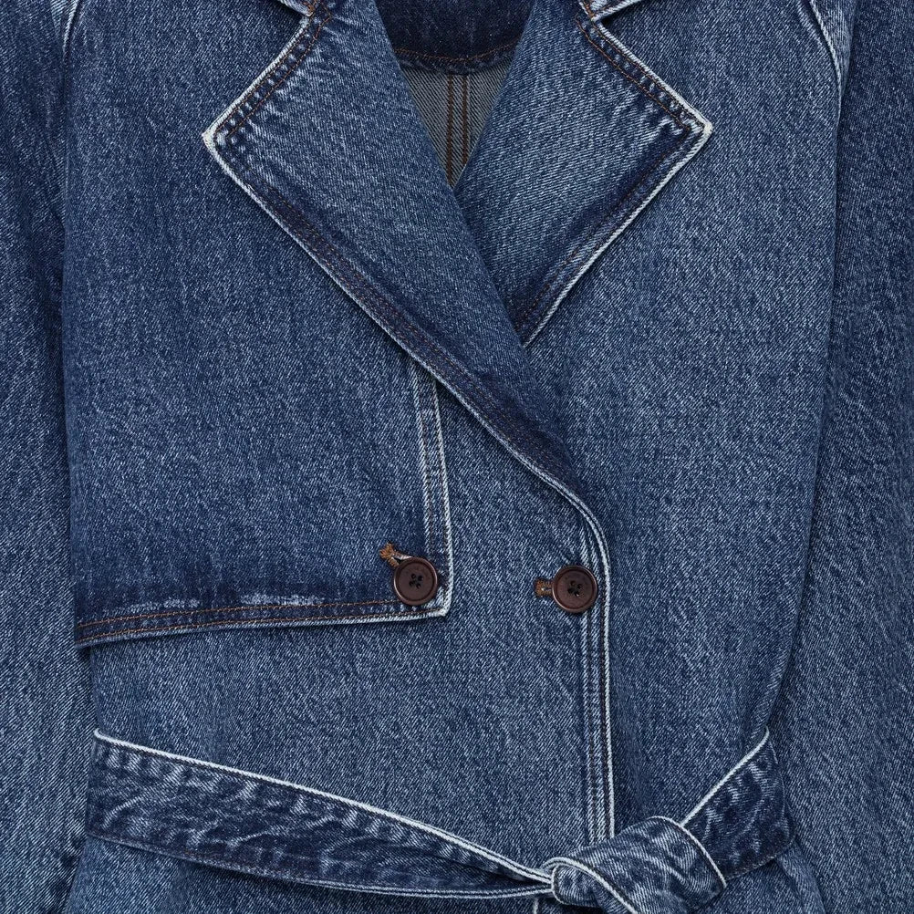 Anine Bing - Denim Trench Rickie | Blue