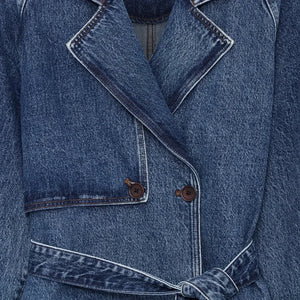 Anine Bing - Denim Trench Rickie | Blue