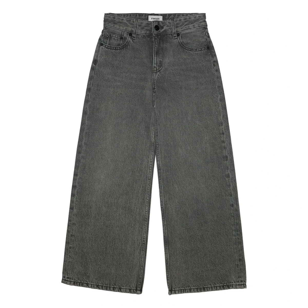 Finger in the Nose - Jean Large April | Gray Denim